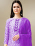 chic purple rayon trendy fashioner readymade suit collection with purple rayon rt9042-185408 Side View